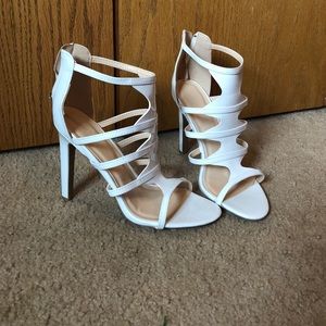 Charlotte Russe White 5” Heels